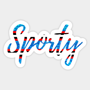 Sporty Spice Sticker